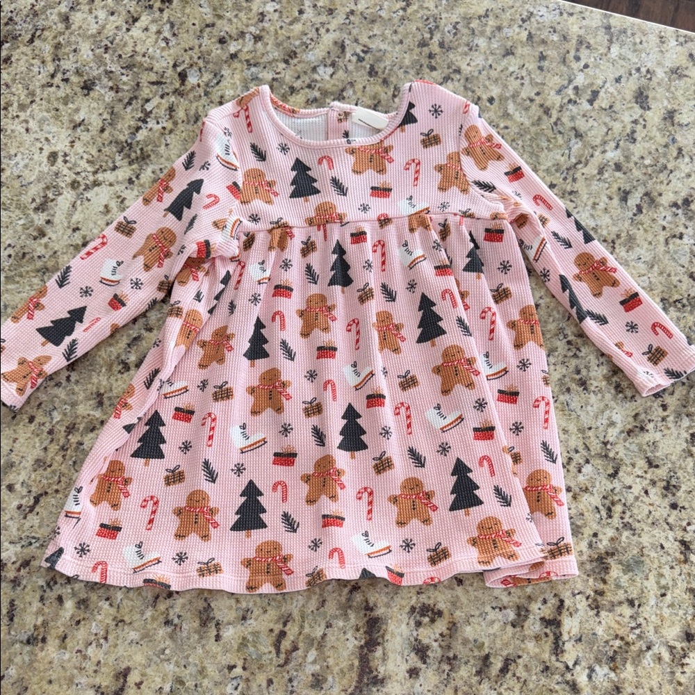 Gingerbread and Christmas tree Casual Dress
